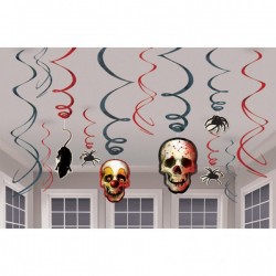 Swirl Κρεμαστά διακοσμητικά Creepy Carnevil (12 τμχ)