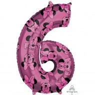Μπαλόνι Foil 26″ Minnie Mouse Αριθμός 6