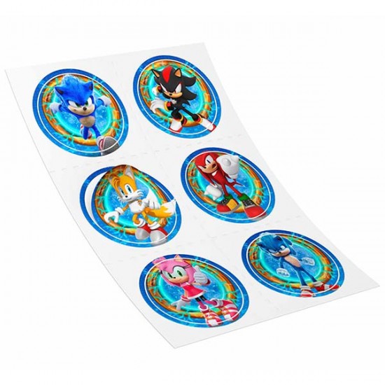 Αυτοκόλλητα Sonic (6 τεμ) Αυτοκόλλητα Sonic (6 τεμ)