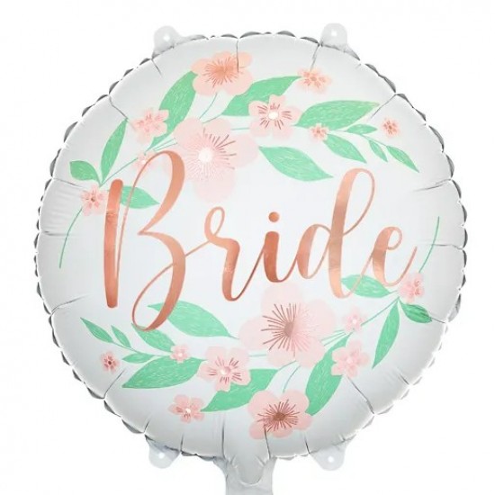 Μπαλόνι Foil 18″ Bride φλοράλ Μπαλόνι Foil 18″ Bride φλοράλ