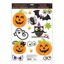 Διακοσμητικά παραθύρων Halloween (15 τεμ)