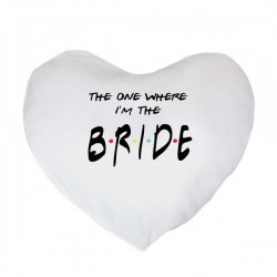 Μαξιλάρι Καρδιά Bride – The one