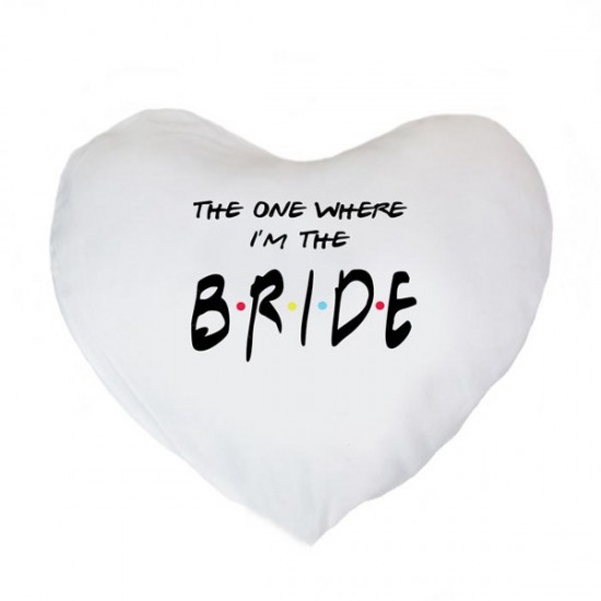 Μαξιλάρι Καρδιά Bride – The one Μαξιλάρι Καρδιά Bride – The one