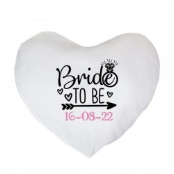 Μαξιλάρι Καρδιά “Bride to be”