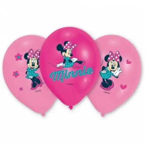 Μπαλόνια Λάτεξ 11" Minnie Mouse (6 τεμ) Μπαλόνια Λάτεξ 11" Minnie Mouse (6 τεμ)