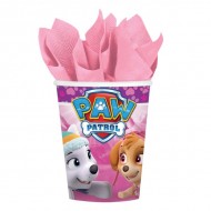 Ποτήρια Paw Patrol Skye & Everest (8 τεμ)