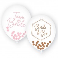 Μπαλόνια Λάτεξ 10" Με Κομφετί για Bachelorette (6 τεμ)