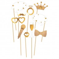 Photobooth Props Γάμου (10 τεμ)