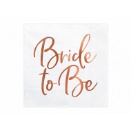 Χαρτοπετσέτες Μεγάλες Bride to Be (20 τεμ)