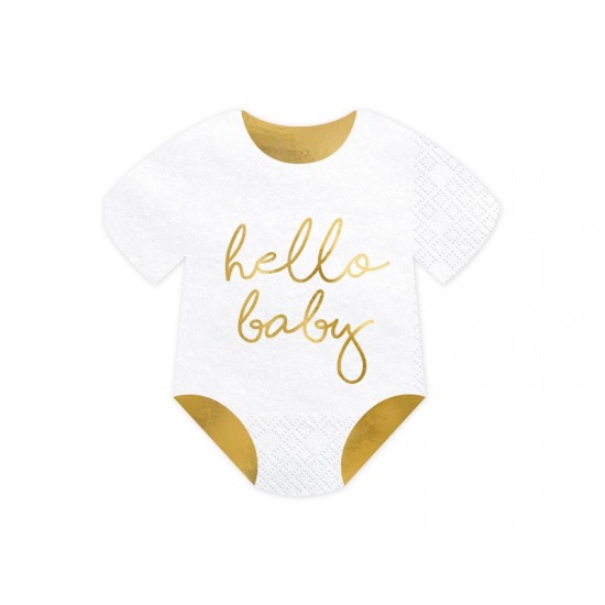 Χαρτοπετσέτες Σχηματικές Φορμάκι μωρού Hello Baby (20 τεμ) Χαρτοπετσέτες Σχηματικές Φορμάκι μωρού Hello Baby (20 τεμ)