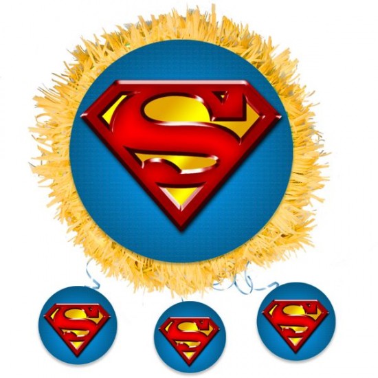Πινιάτα σύμβολο Superman Πινιάτα σύμβολο Superman