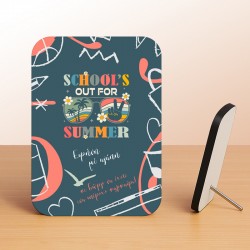 Κορνίζα Αλουμινίου Με Ξύλινο Πλαίσιο – School’s out for Summer