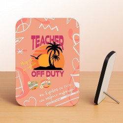 Κορνίζα Αλουμινίου Με Ξύλινο Πλαίσιο – Teacher of Duty