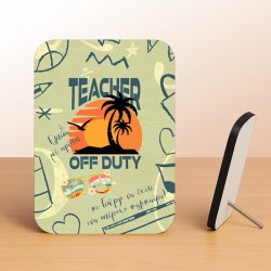Κορνίζα Αλουμινίου Με Ξύλινο Πλαίσιο – Teacher of Duty