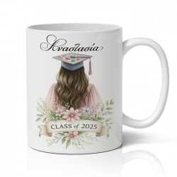 Κούπα Αποφοίτησης – Floral Κορίτσι