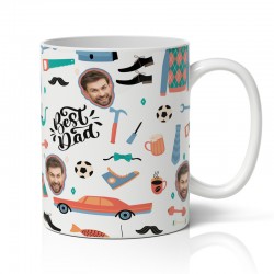 Κούπα για Μπαμπά – Best Dad με Φωτογραφία