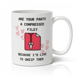 Κούπα – χιουμουριστική αγίου βαλεντίνου unzipo your pants