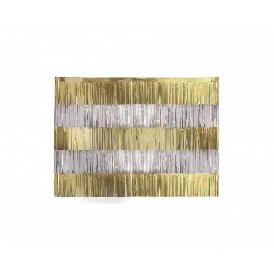 Κουρτίνα Μεταλλική Backdrop Χρυσό & Ασημί /Gold & Silver 5 τεμ. Κουρτίνα Μεταλλική Backdrop Χρυσό & Ασημί /Gold & Silver 5 τεμ.