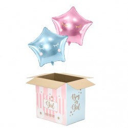 Κουτί για μπαλόνια Boy or Girl – Gender Reveal