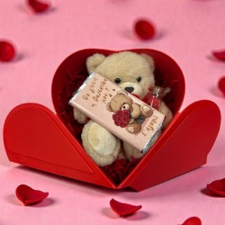 Κουτί δώρο καρδιά θα γίνεις η Βαλεντίνα μου