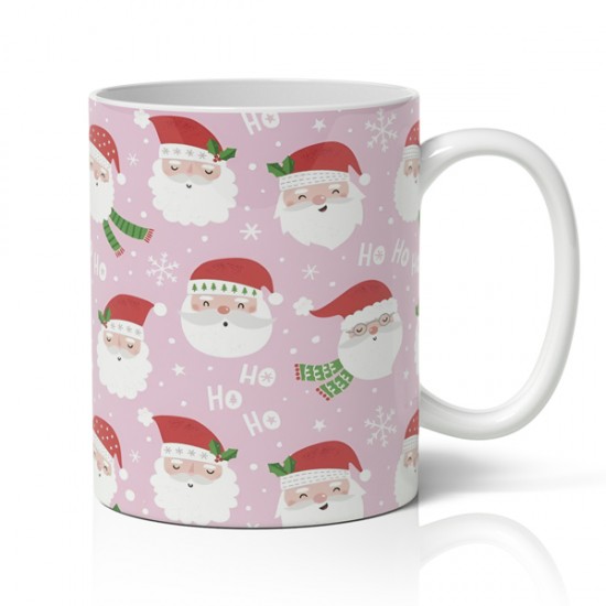 Κούπα Χριστουγεννιάτικη – Santa Faces