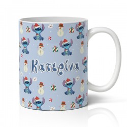 Κούπα Χριστουγεννιάτικη – “Stitch”