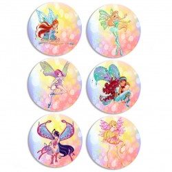 Κονκάρδες Winx (6 τεμ)