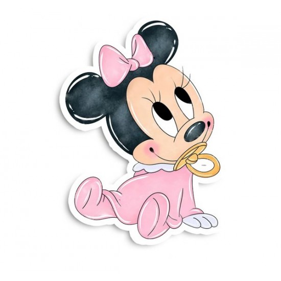 Ξύλινη Διακοσμητική Φιγούρα Baby Minnie Ξύλινη Διακοσμητική Φιγούρα Baby Minnie