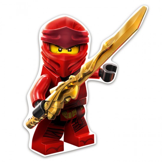 Ξύλινη Διακοσμητική Φιγούρα Lego Ninjago