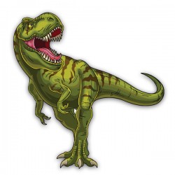 Ξύλινη Διακοσμητική Φιγούρα Jurassic Park