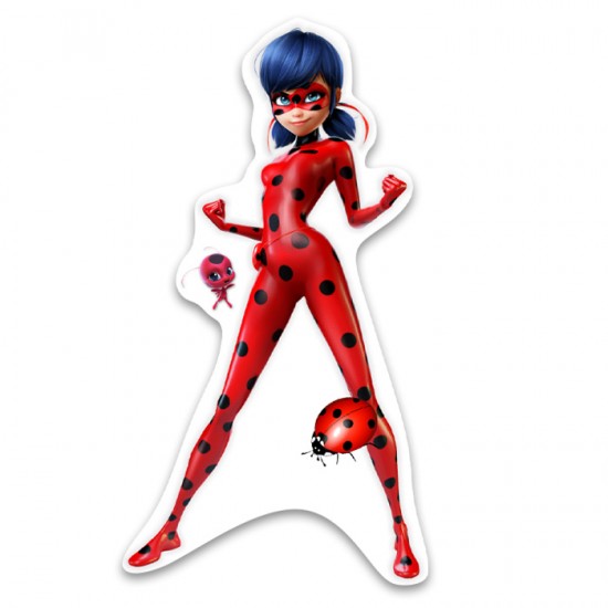 Ξύλινη Διακοσμητική Φιγούρα Ladybug