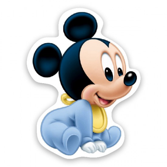 Ξύλινη Διακοσμητική Φιγούρα Baby Mickey