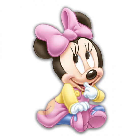 Ξύλινη Διακοσμητική Φιγούρα Baby Minnie Ξύλινη Διακοσμητική Φιγούρα Baby Minnie