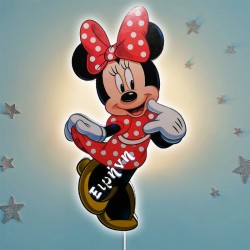 Ξύλινο Φωτιστικό – Minnie Mouse