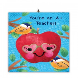 Ξύλινο καδράκι “Α+ Teacher”