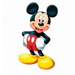 Ξύλινη Διακοσμητική Φιγούρα Mickey Mouse