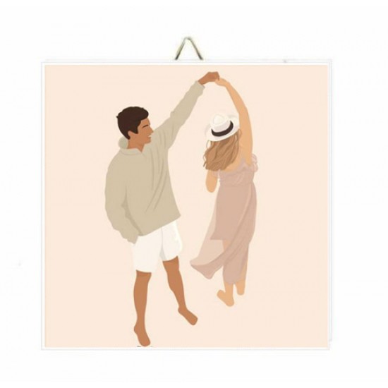 Καδράκι Ξύλινο “Dance with me” Καδράκι Ξύλινο “Dance with me”