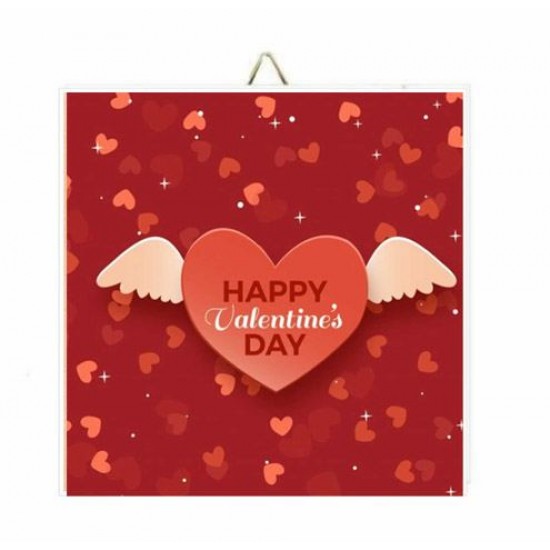 Καδράκι Ξύλινο “Happy Valentine’s Day” Καδράκι Ξύλινο “Happy Valentine’s Day”