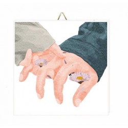 Καδράκι Ξύλινο “Take my Hand”