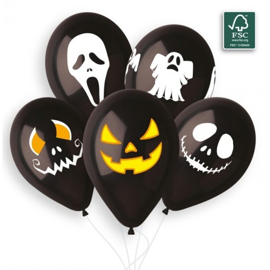 Μπαλόνια Λάτεξ 13” Halloween Faces Μπαλόνια Λάτεξ 13” Halloween Faces