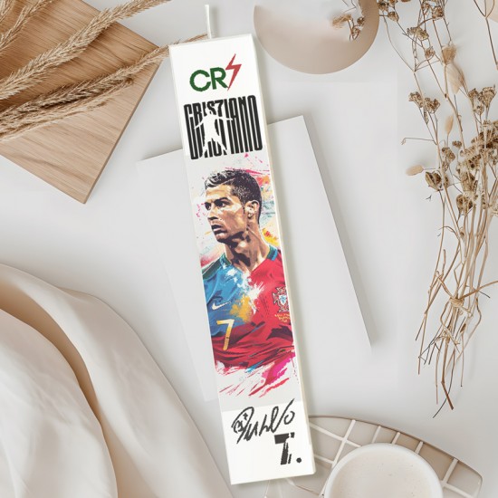 Λαμπάδα Ronaldo Portugal Τυπωμένη Λαμπάδα Ronaldo Portugal Τυπωμένη