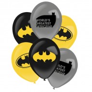 Μπαλόνια Λάτεξ 11" Batman (6 τεμ)