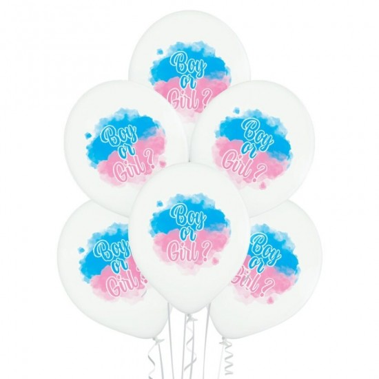 Μπαλόνια Λάτεξ 12" Boy or Girl (6 τεμ) Μπαλόνια Λάτεξ 12" Boy or Girl (6 τεμ)