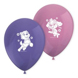 Μπαλόνια Λάτεξ 9" Paw Patrol κορίτσι (8 τεμ)