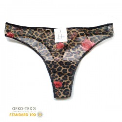 Μπουκέτο Βαλεντίνου με εσώρουχο και δωράκια Λεοπάρ