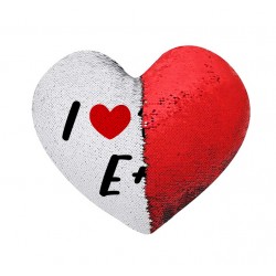 Μαξιλάρι Καρδιά με πούλιες – I Love You