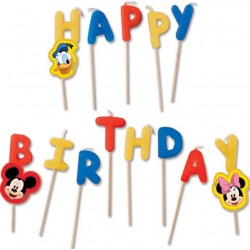 Κεράκια Happy Birthday – Mickey Mouse