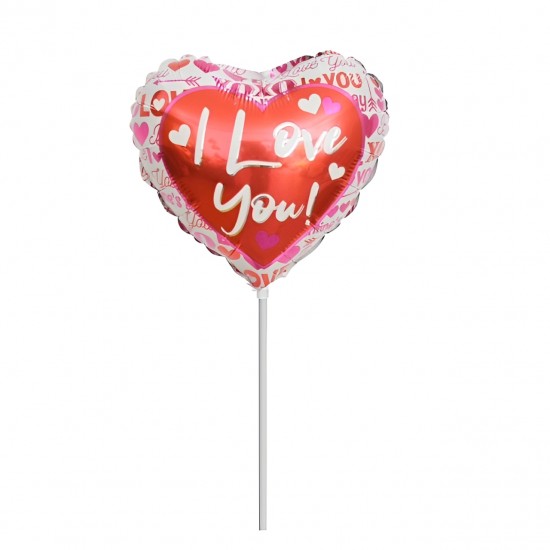 Μπαλόνι Foil 10” Mini Shape Καρδιά I Love you xoxo Μπαλόνι Foil 10” Mini Shape Καρδιά I Love you xoxo