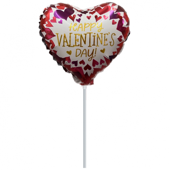 Μπαλόνι Foil 10” Mini Shape Καρδιά Βαλεντίνου Funky Hearts Μπαλόνι Foil 10” Mini Shape Καρδιά Βαλεντίνου Funky Hearts