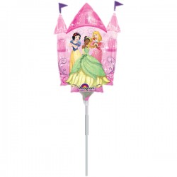 Μπαλόνι Foil 13″ Mini Shape  Κάστρο με Πριγκίπισσες Disney
